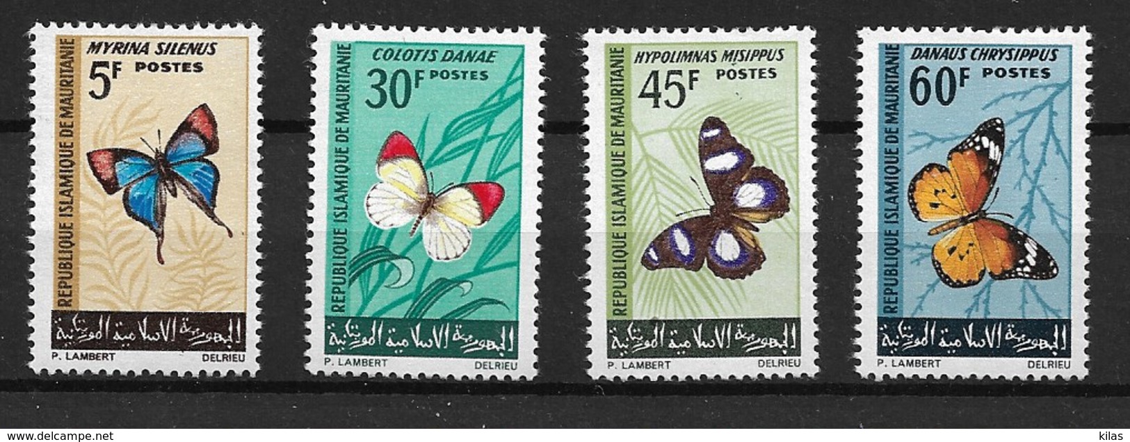 MAURITANIA 1996 BUTTERFLIES  MNH - Farfalle