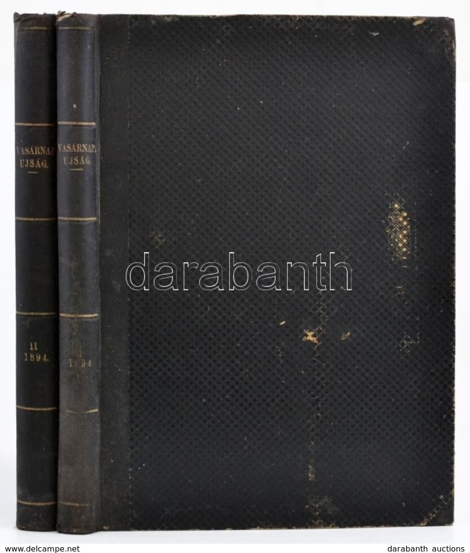 1894 Vasárnapi újság. 41. évfolyam. 1-26.,27-52 Sz. Teljes évfolyam. Szerk.: Nagy Miklós. Bp., Franklin, Korabeli Reklám - Ohne Zuordnung