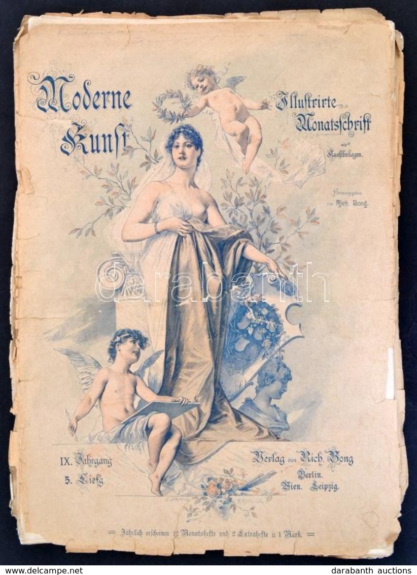 1895-1907 5 Db Német Nyelvű újság. Moderne Kunst. Illustrirte Monatschrift 3 Db Száma, Für Alle Welt 1 Db Száma, Illustr - Ohne Zuordnung