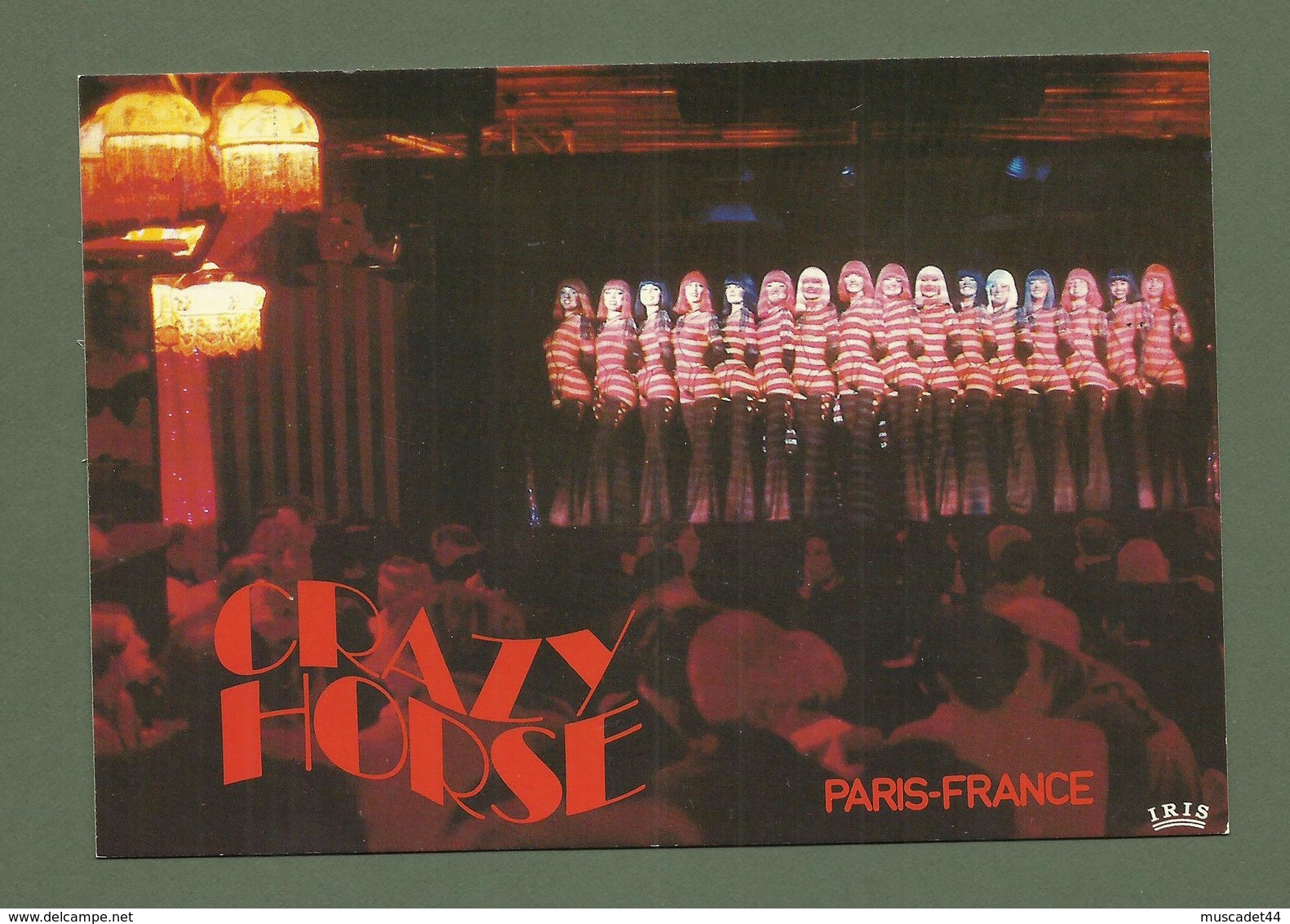 CARTE POSTALE CRAZY HORSE CELEBRE CABARET FRANCAIS - Pin-Ups