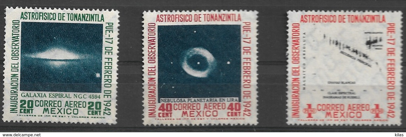 MEXICO 1942 ASTROPHYSIC  MNH - Astrology