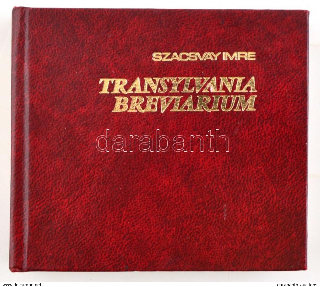 Szacsvay Imre: Transylvania Breviarium II. Budapest, é.n., Officina Nova. Műbőr Kötésben. - Ohne Zuordnung