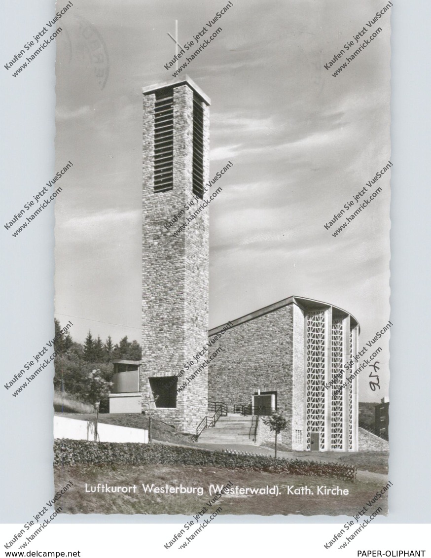 5438 WESTERBURG, Katholische Kirche, Aussenansicht, 1964 - Westerburg