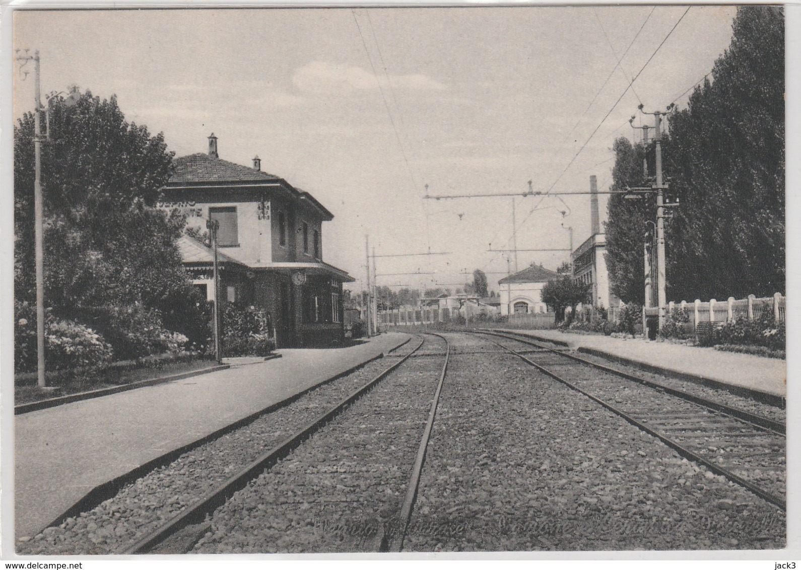 Cartolina - Seprio Mozzate - Stazione Ferroviaria - Como