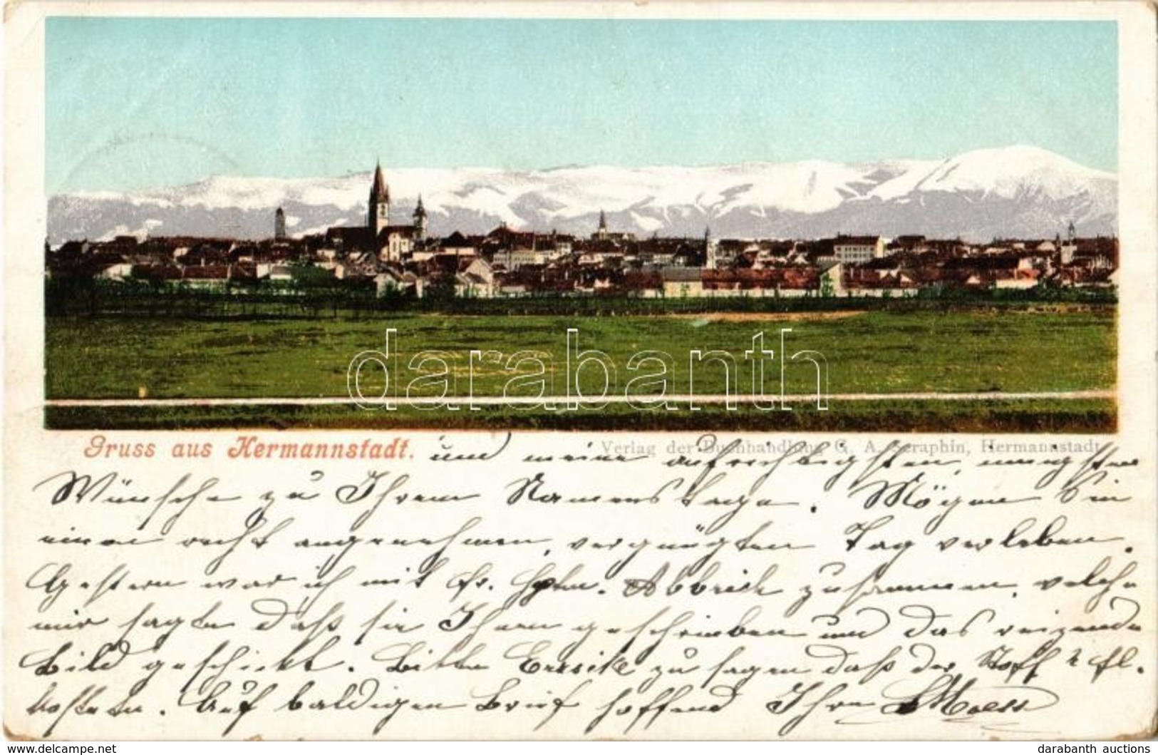 T2/T3 1899 Nagyszeben, Hermannstadt, Sibiu; G.A. Seraphin (EK) - Ohne Zuordnung