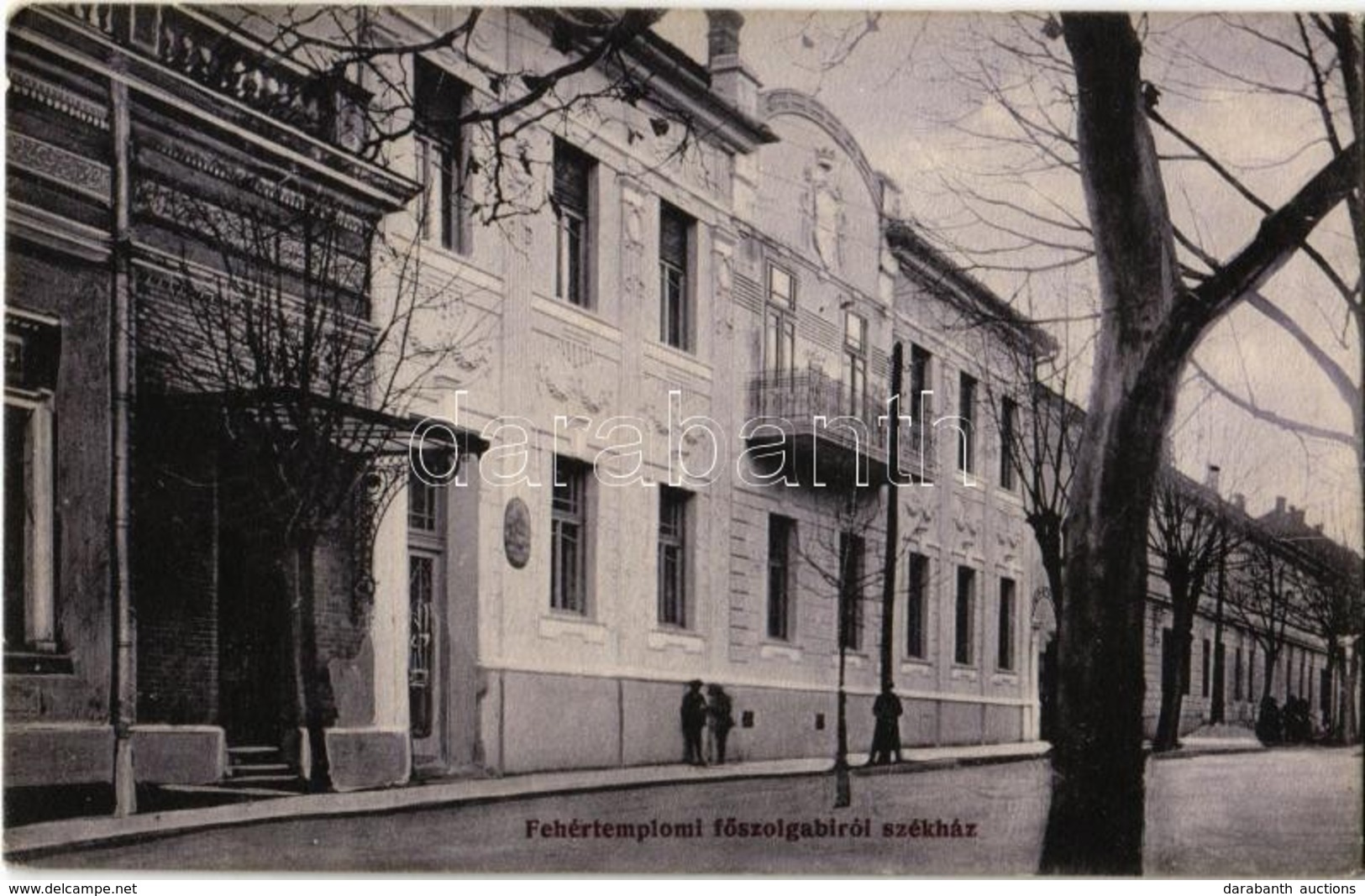 * T2/T3 1914 Fehértemplom, Ung. Weisskirchen, Bela Crkva; Főszolgabírói Székház. Hepke Berthold Kiadása / Chief Constabl - Ohne Zuordnung