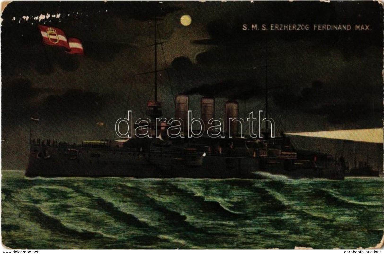 ** T3 SMS Erzherzog Ferdinand Max Az Osztrák-Magyar Haditengerészet Erzherzog-osztályú Pre-dreadnought Csatahajója (Lini - Ohne Zuordnung
