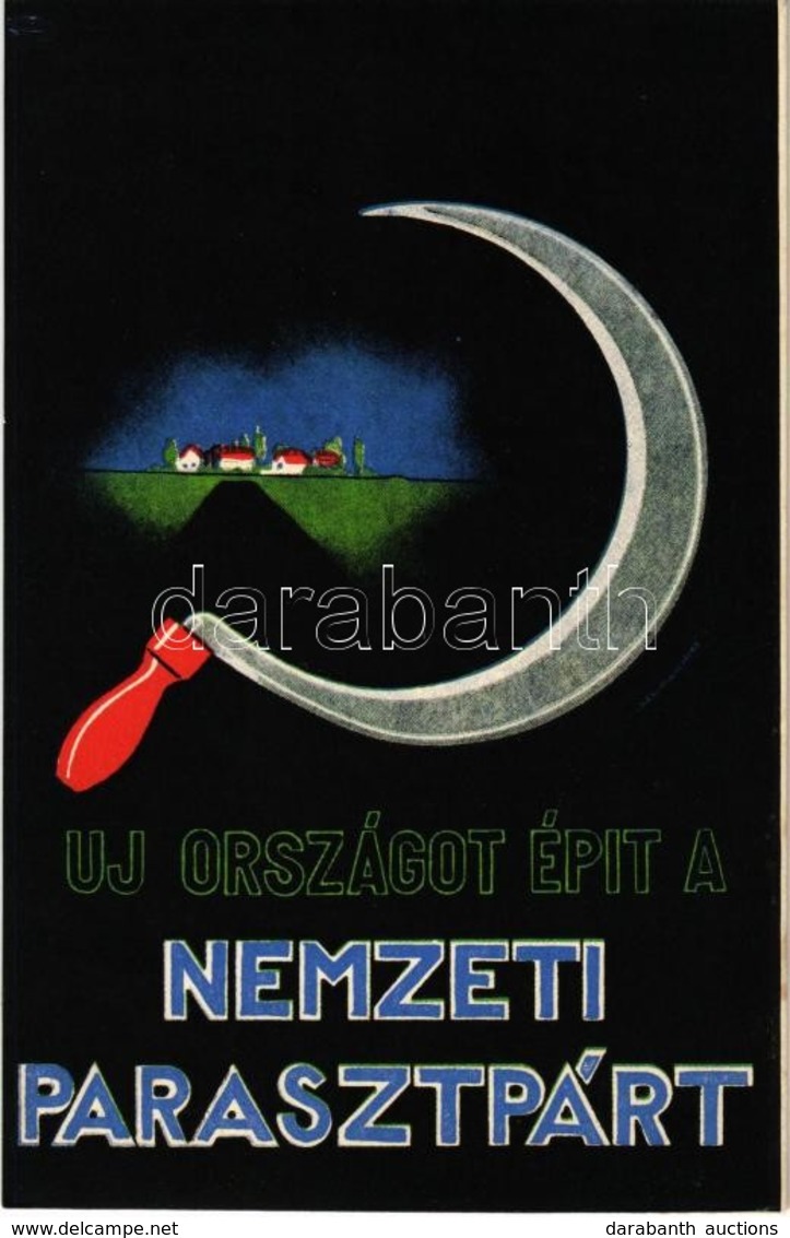 ** T1 Új Országot épít A Nemzeti Parasztpárt! Kiadja A Nemzeti Parasztpárt Hadifogolygondozó Osztálya / Hungarian Nation - Ohne Zuordnung