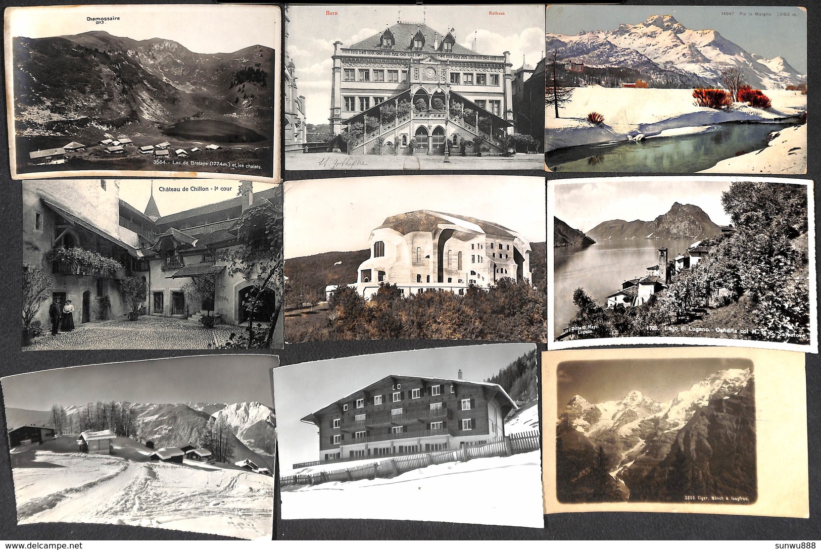 Suisse Helvetia Superbe LOT 74 Cartes Zimmermann Jullien Photoglob Wehrli Brunner Grüter Vouga Roten Kreuz Hôtel Animée - Sonstige & Ohne Zuordnung