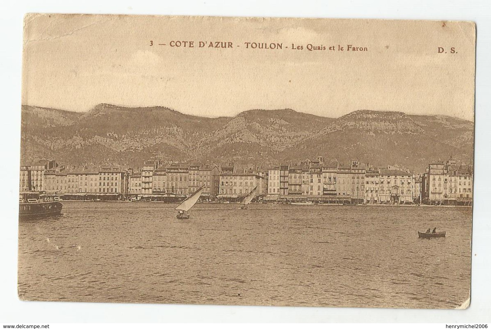 Marcophilie Cachet Place Forte Port Militaire De Toulon état Major Aout  1914 -83 Var Pour Tournon 07 Ardèche - WW I