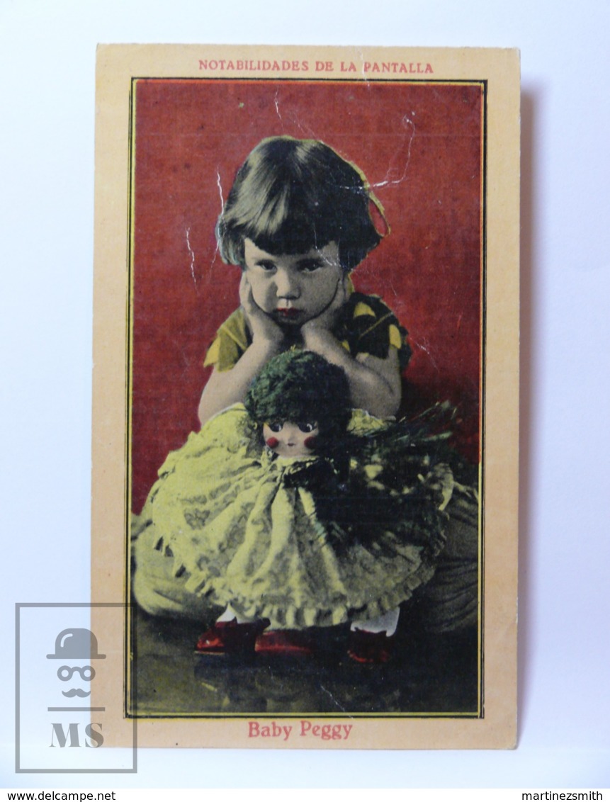 Old Cinema / Movie Trading Card - N. 3, Actress Baby Peggy - Spanish Chocolate Advertising - Other & Unclassified