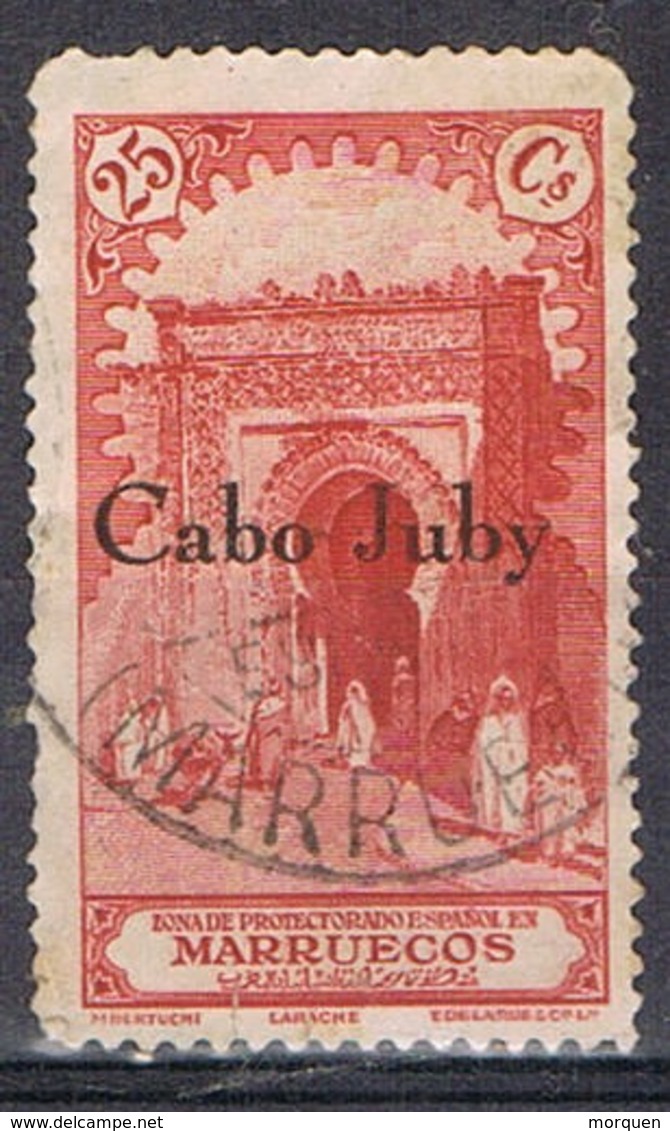 Sello Sobrecargado 1934, CABO JUBY Colonia Española, Edifil Num 55 º - Cape Juby