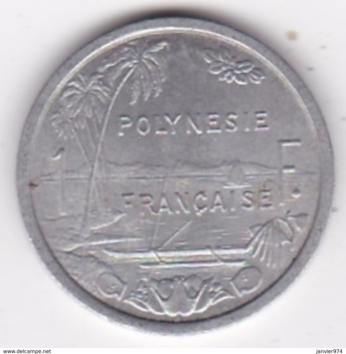 Polynésie Francaise . 1 Franc 1979, En Aluminium - Polinesia Francesa