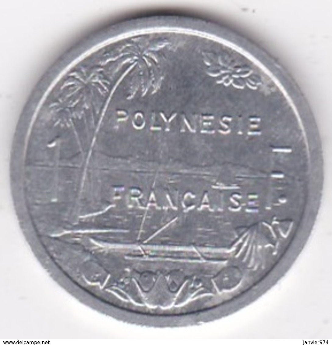 Polynésie Francaise . 1 Franc 1993, En Aluminium - Polynésie Française