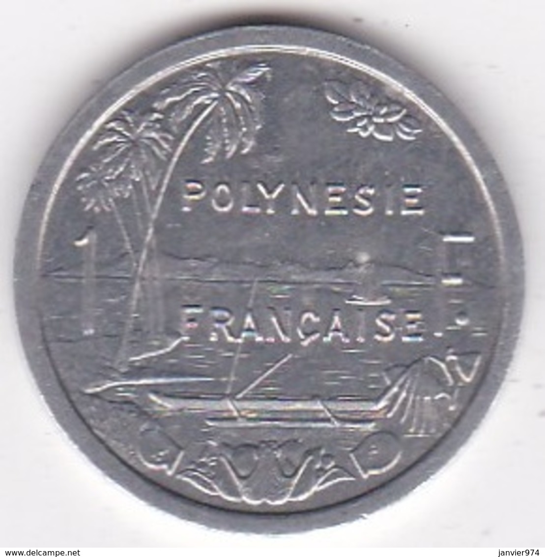 Polynésie Francaise . 1 Franc 1999, En Aluminium - Polinesia Francesa