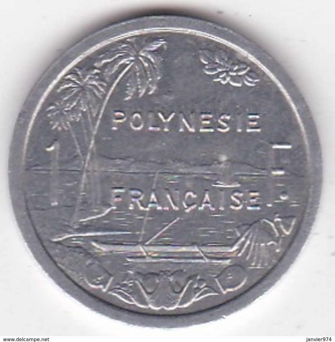 Polynésie Francaise . 1 Franc 1999, En Aluminium - Polynésie Française