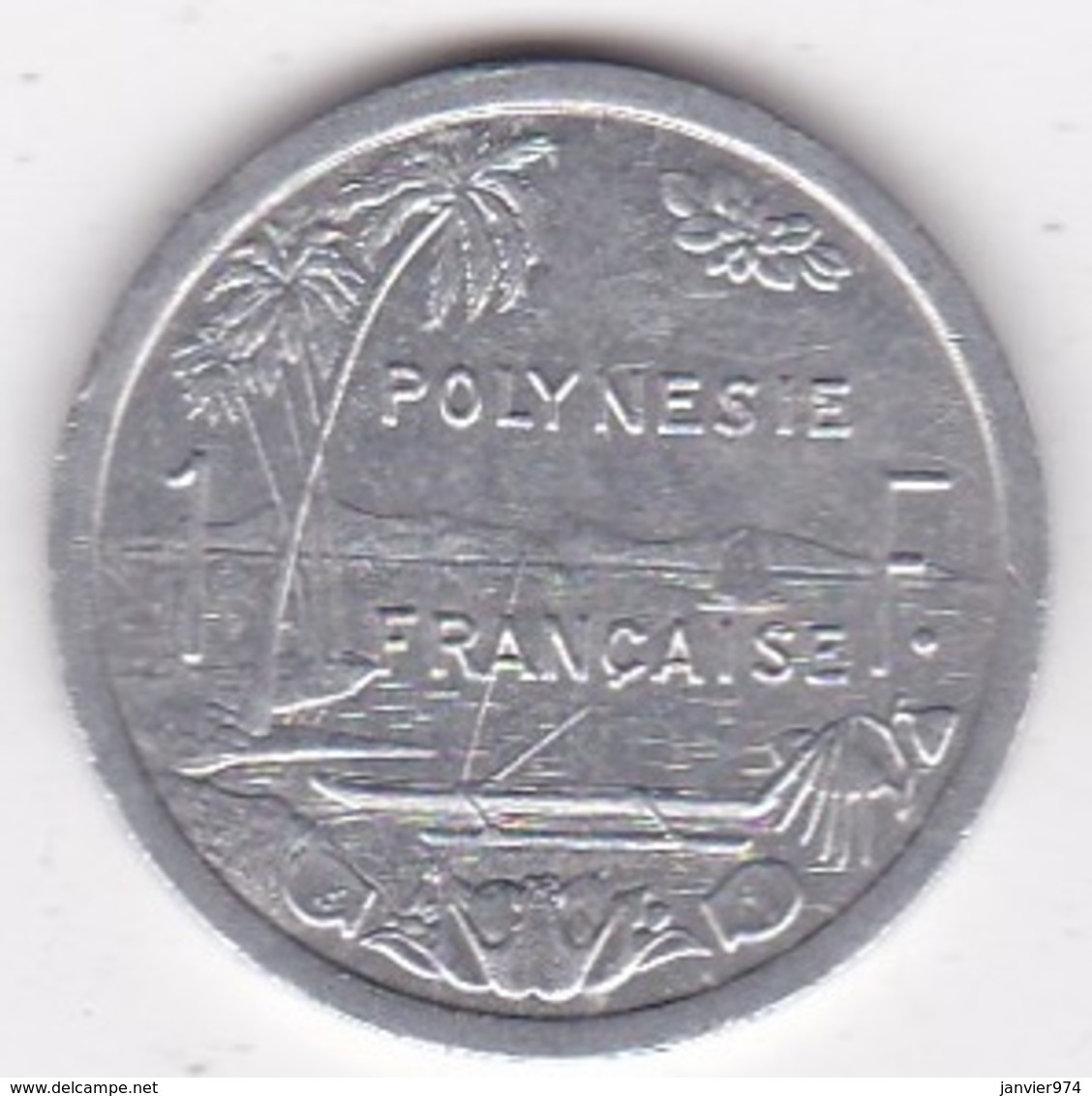 Polynésie Francaise . 1 Franc 2004, En Aluminium - Polinesia Francesa