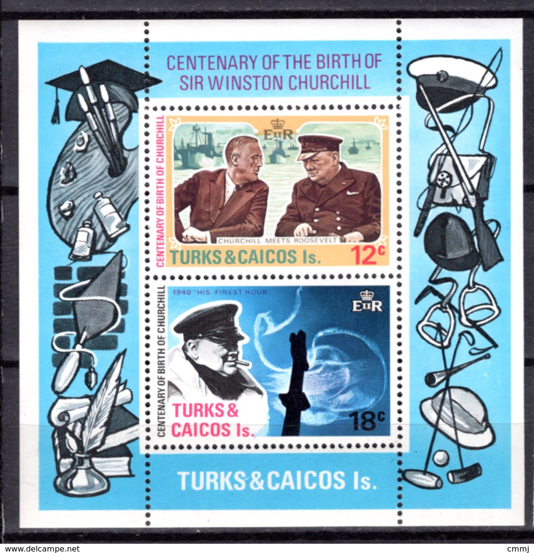 1974 -  TURKS E CAICOS -  Mi. Nr.  BF 4 -  NH - (AS2302.36) - Turks & Caicos (I. Turques Et Caïques)