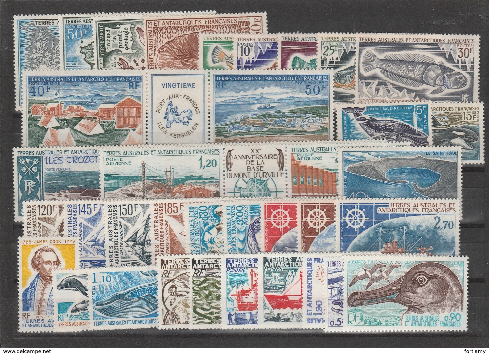 LOT 280 TAAF POSTES & PA ** COTE 700 € - Collections, Lots & Series