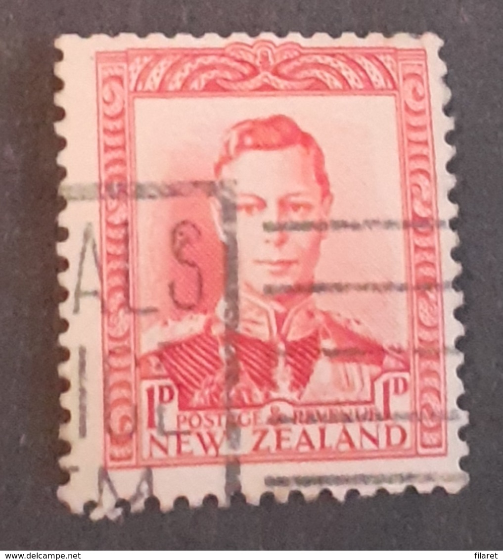 NEW ZEELAND,1D,KING GEORGE VI - Gebruikt