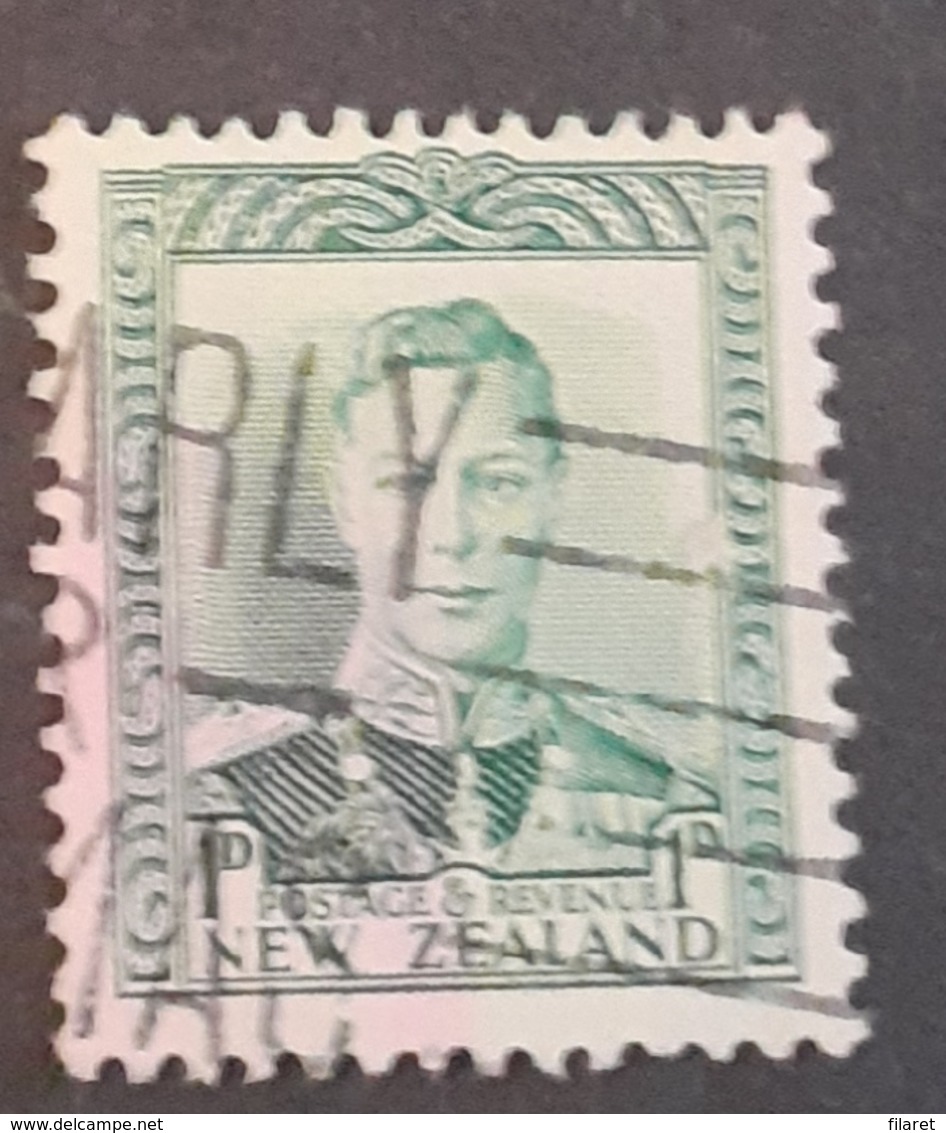 NEW ZEELAND,1D,KING GEORGE VI - Gebraucht
