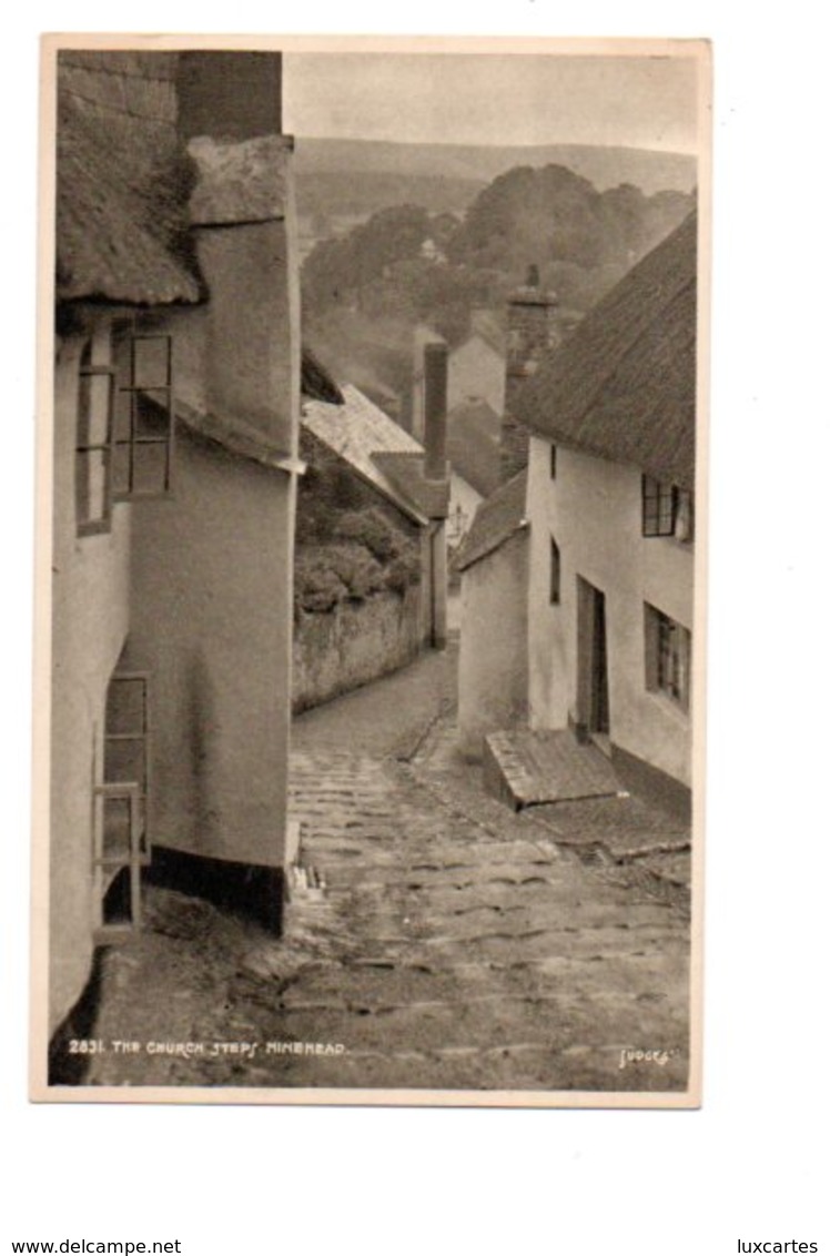 MINEHEAD. THE CHURCH STEPS. - Minehead