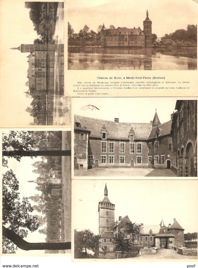 St. Pieters Rode : Het Kasteel / Château De Horst  --- 5 Cp - Holsbeek