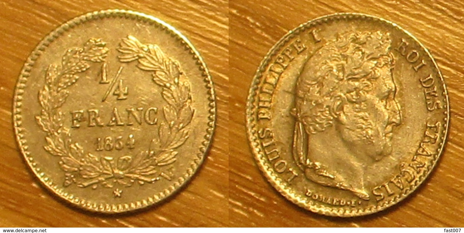 Louis-Philippe Ier - Quart De Franc 1834W - 1/4 Franc