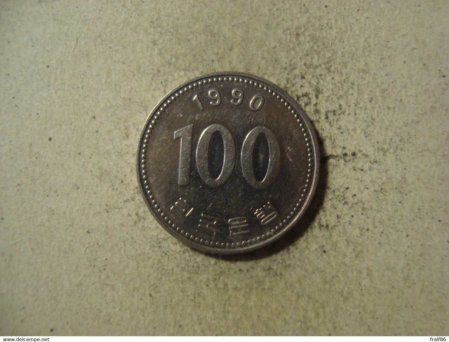 MONNAIE COREE DU SUD 100 WON 1990 - Korea, South