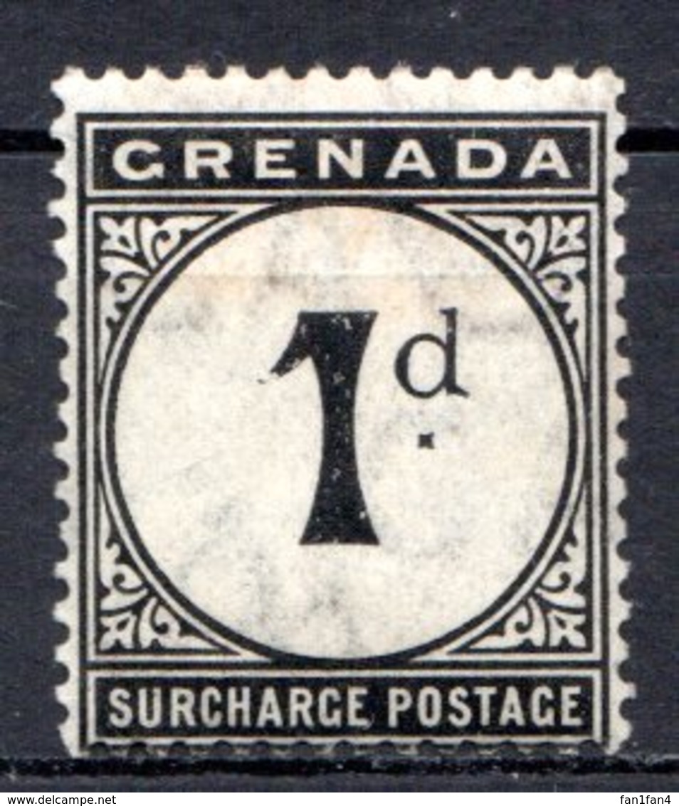 GRENADE - (Colonie Britannique) - 1892 - TAXE - N° 1 - 1.p. Noir - (Légende : SURCHARGE POSTAGE) - America (Other)