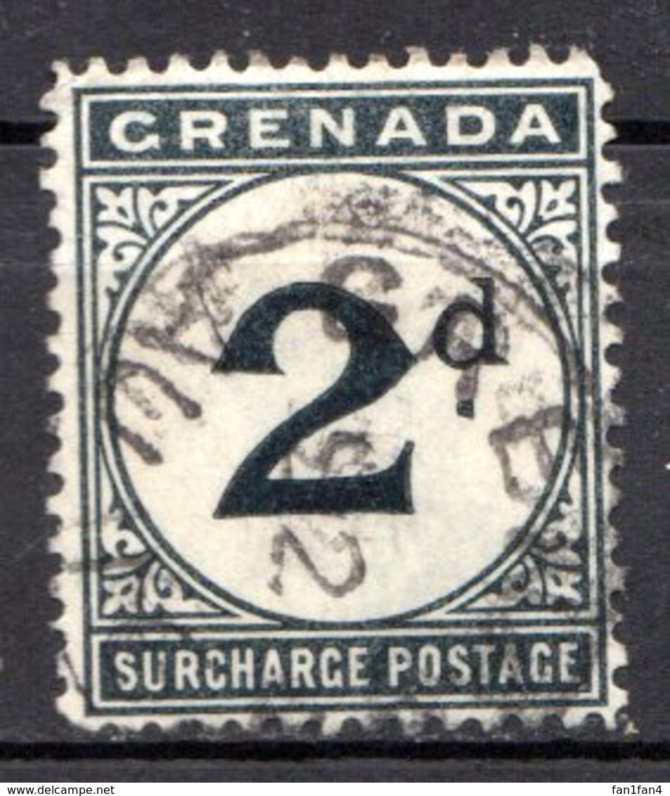 GRENADE - (Colonie Britannique) - 1892 - TAXE - N° 2 - 2.p. Noir - (Légende : SURCHARGE POSTAGE) - Otros - América