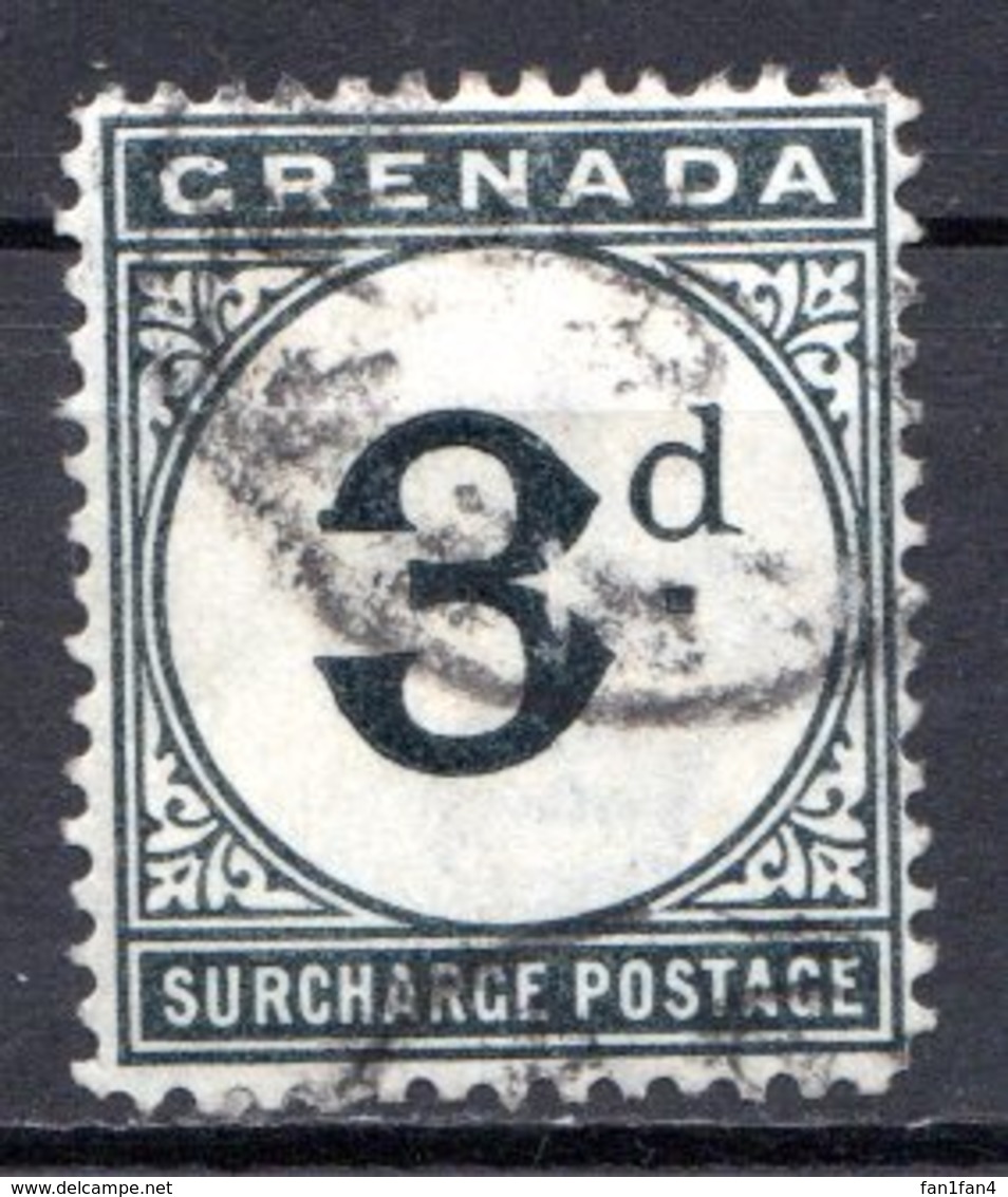 GRENADE - (Colonie Britannique) - 1892 - TAXE - N° 3 - 3.p. Noir - (Légende : SURCHARGE POSTAGE) - America (Other)