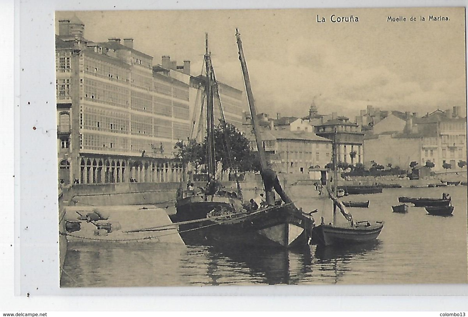 ESPAGNE LA CORUNA  MUELLE DE LA MARINA - La Coruña