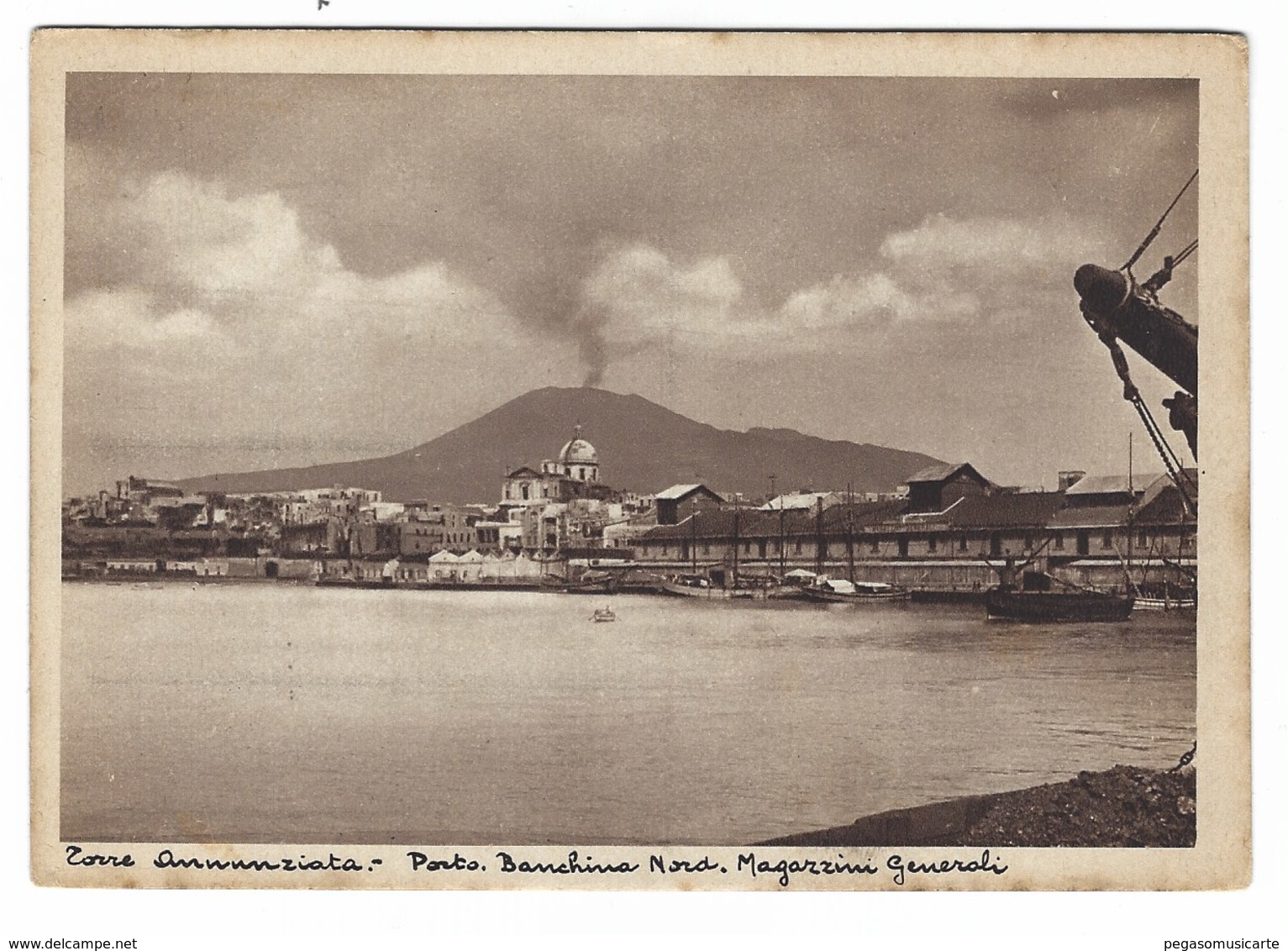 5431 - TORRE ANNUNZIATA NAPOLI PORTO BANCHINA NORD MAGAZZINI GENERALI - 1940 CIRCA - Torre Annunziata