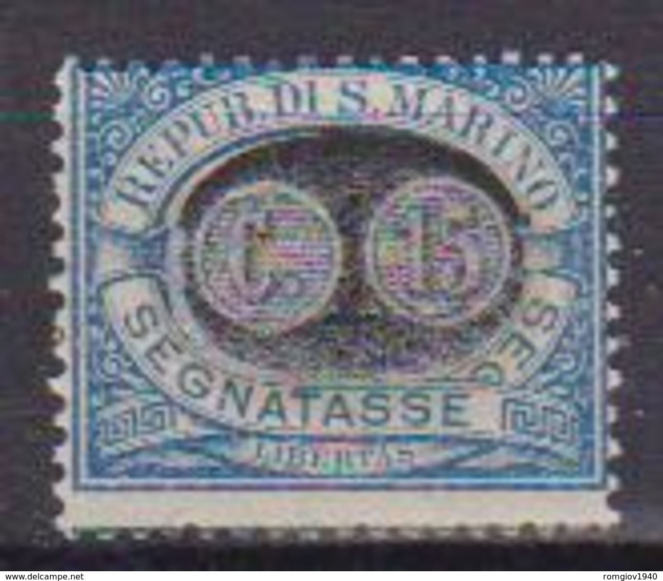 SAN MARINO  1931  SEGNATASSE DEL 1925 SOPRASTAMPATI SASS. 32 MLH VF - Segnatasse