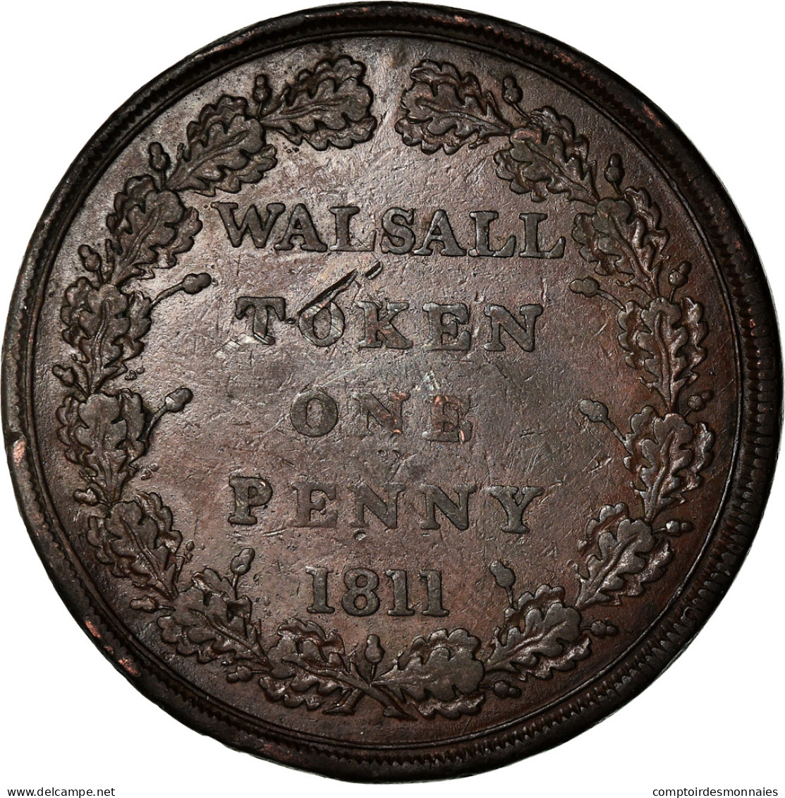 Monnaie, Grande-Bretagne, Staffordshire, Joseph Parker Walsall, Penny Token - Autres & Non Classés