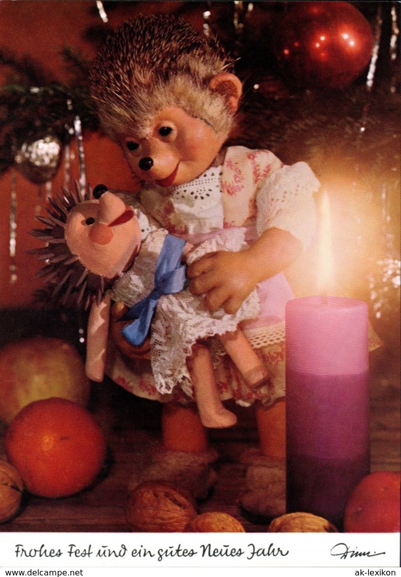 Mecki (Diehl-Film): Frohes Fest, Neues Jahr, Puppe Weihnachtsbaum 1970 - Mecki