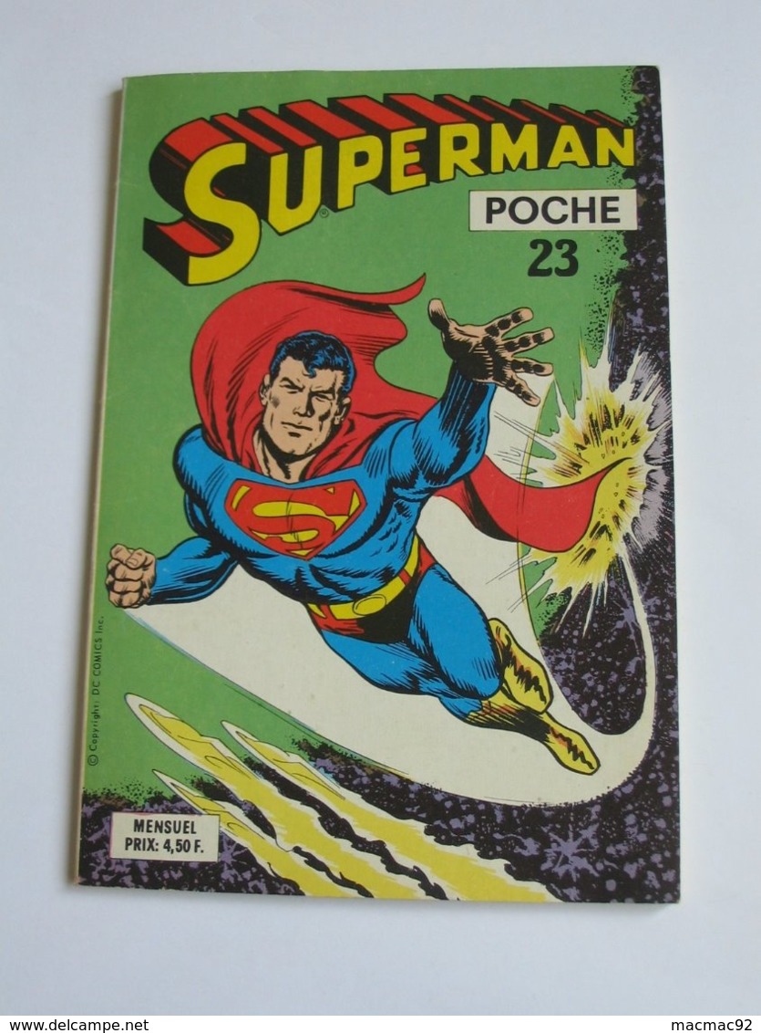 SUPERMAN Poche  N°23    **** EN ACHAT IMMÉDIAT **** - Superman