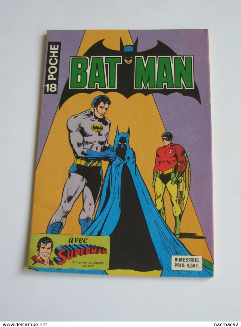 BAT-MAN  DE POCHE N°18    **** EN ACHAT IMMÉDIAT **** - Batman