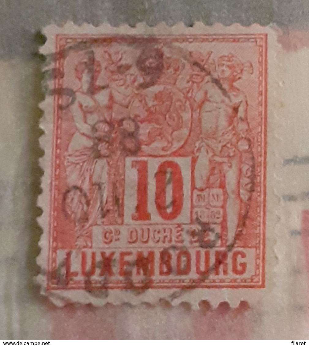 LUXEMBOURG,ALLEGORIE,10 DUCHE - 1882 Allegorie