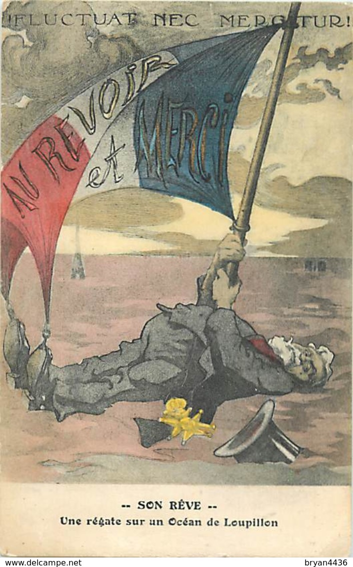 ARMAND FALLIERES - PRESIDENT DE LA REPUBLIQUE De 1906 à 1913 - CPA ILLUSTRATEUR SATIRIQUE - Hommes Politiques & Militaires