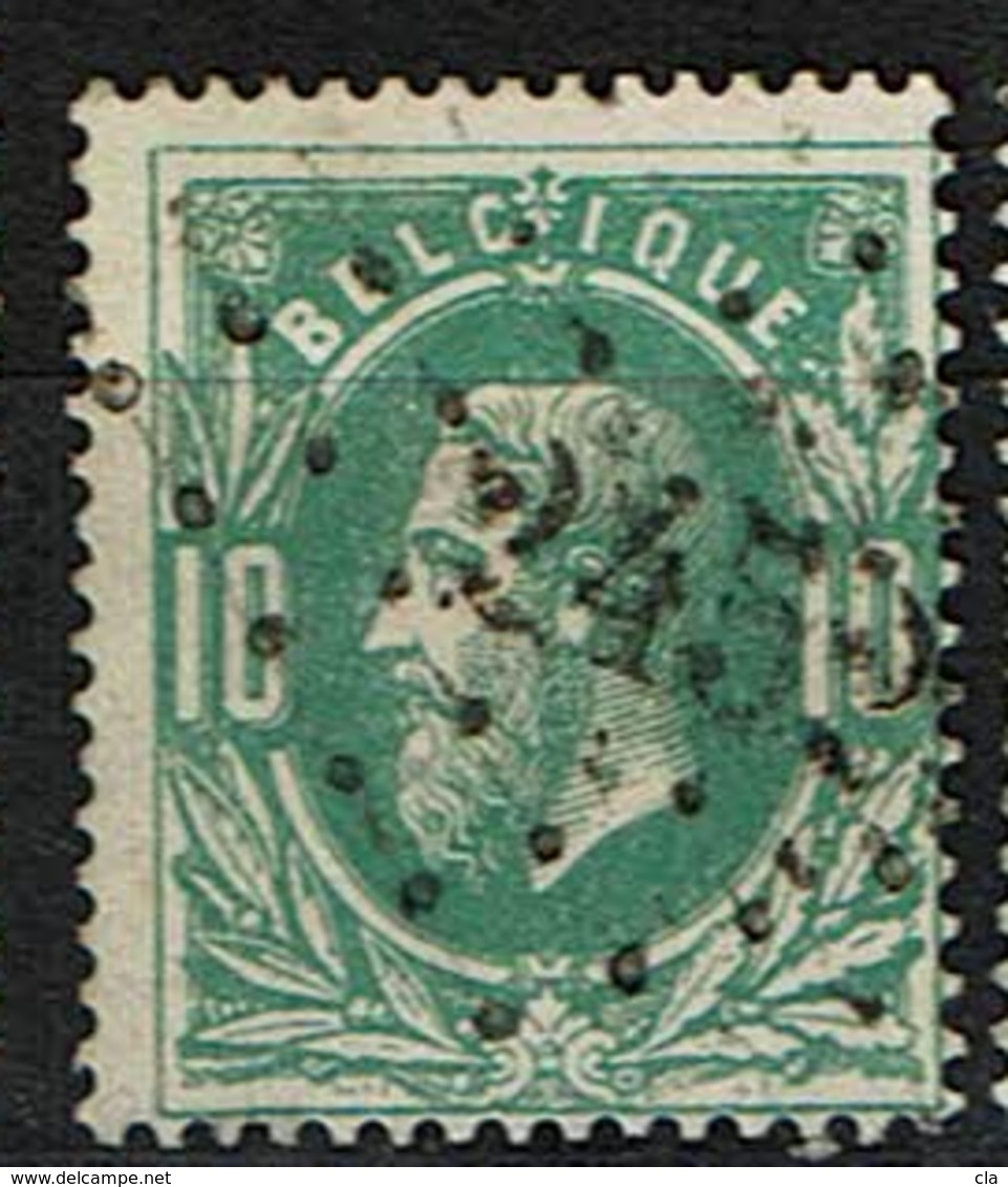 30  Obl  LP  245  Messancy  + 12 - 1869-1883 Leopold II.