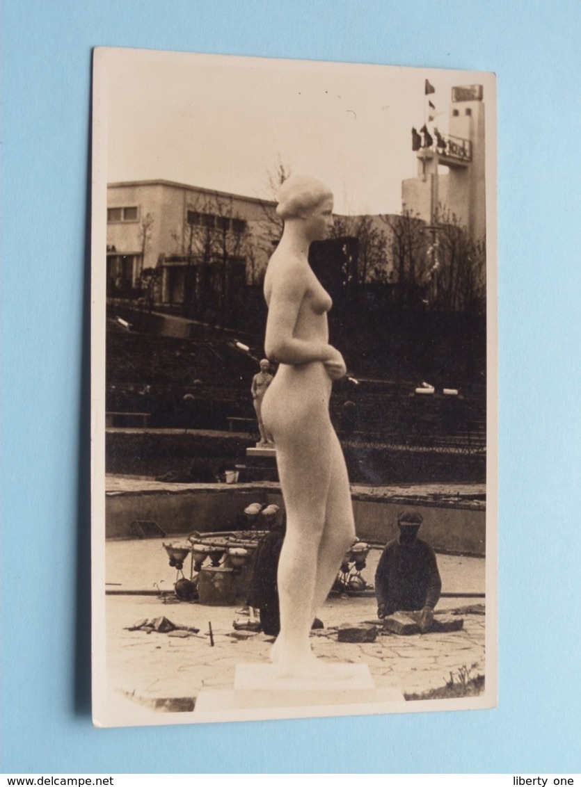 EXPOSITION > Anno 1935 > Carte Photo > Figure Pour La Roseraie ( Platre ) ART / KUNST ( Zie/voir Photo ) ! - Fotografie