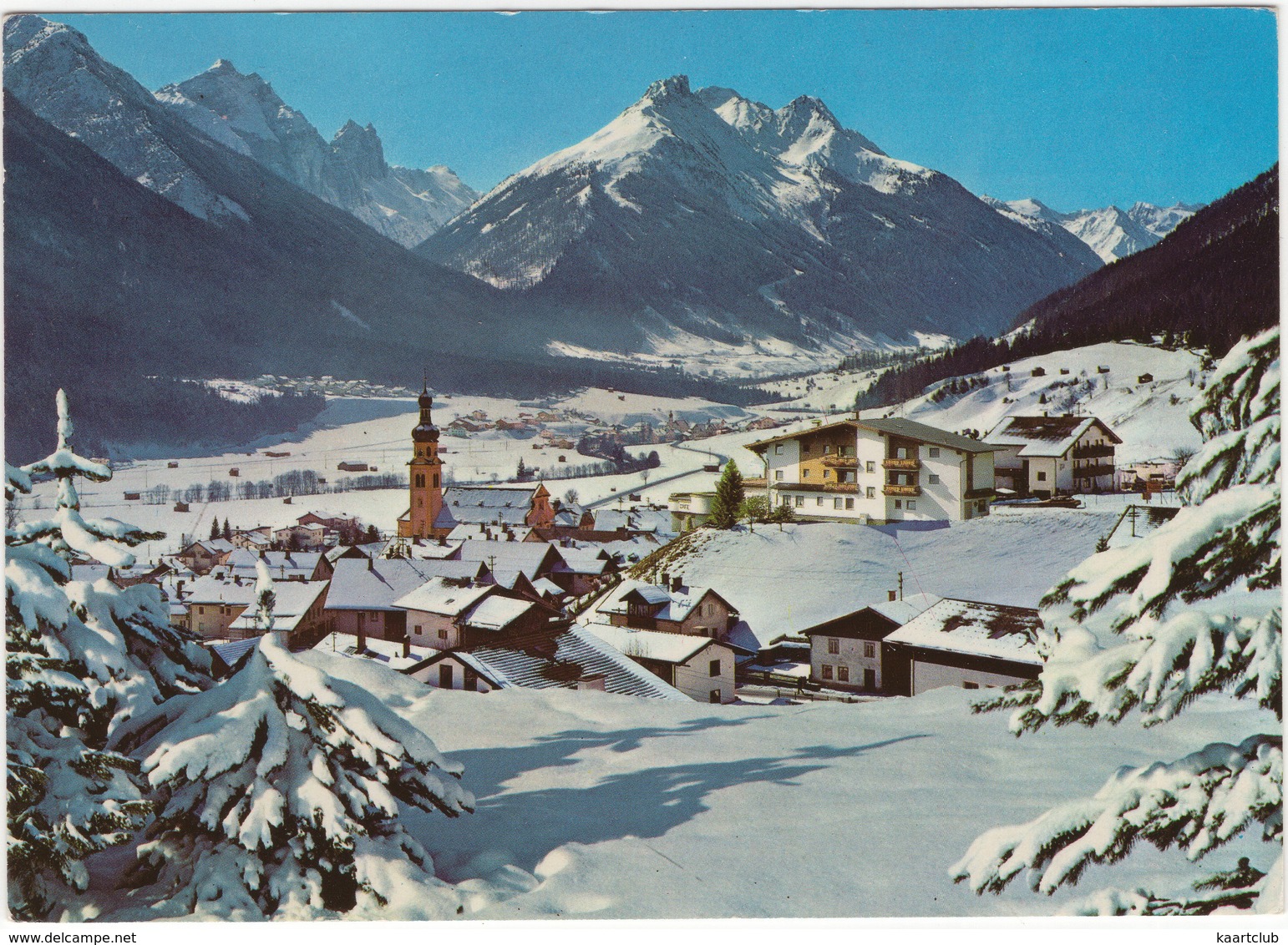 Fulpmes 940 M Mit Kirchdachspitze Uns Staubaier Gletscher -  Tirol - Neustift Im Stubaital