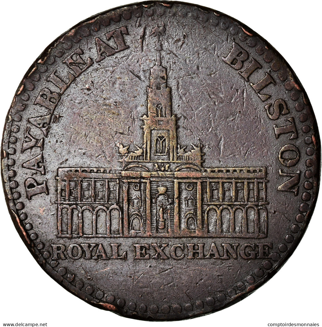 Monnaie, Grande-Bretagne, Staffordshire, Rushbury & Woolley, Penny Token, 1811 - Autres & Non Classés