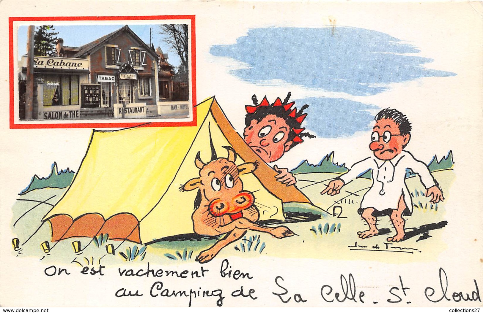 78-LA-CELLE-SAINT-CLOUD- ON EST VACHEMENT BIEN AU CAMPING DE A LA CELLE ST CLOUD - La Celle Saint Cloud