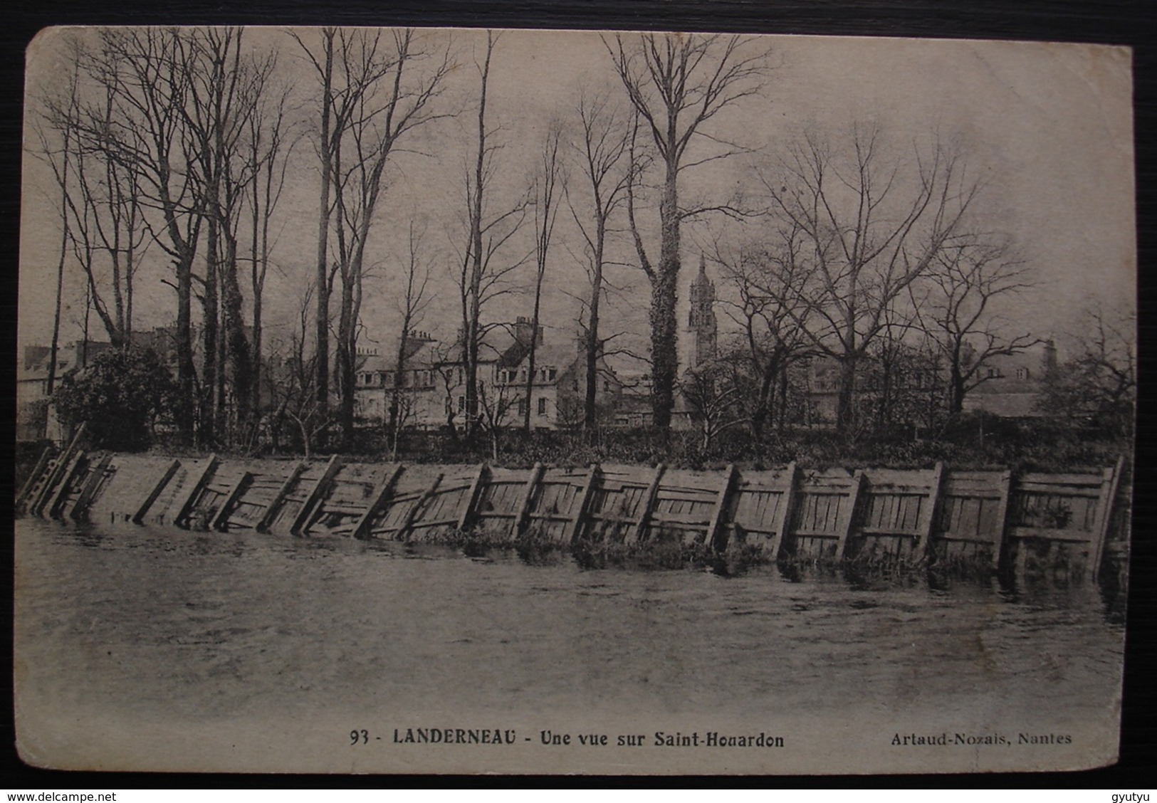 Landerneau 1915 128eme Régiment D'infanterie Service Postal Dépôt, Carte Pour Le Secteur 118 - Guerre De 1914-18