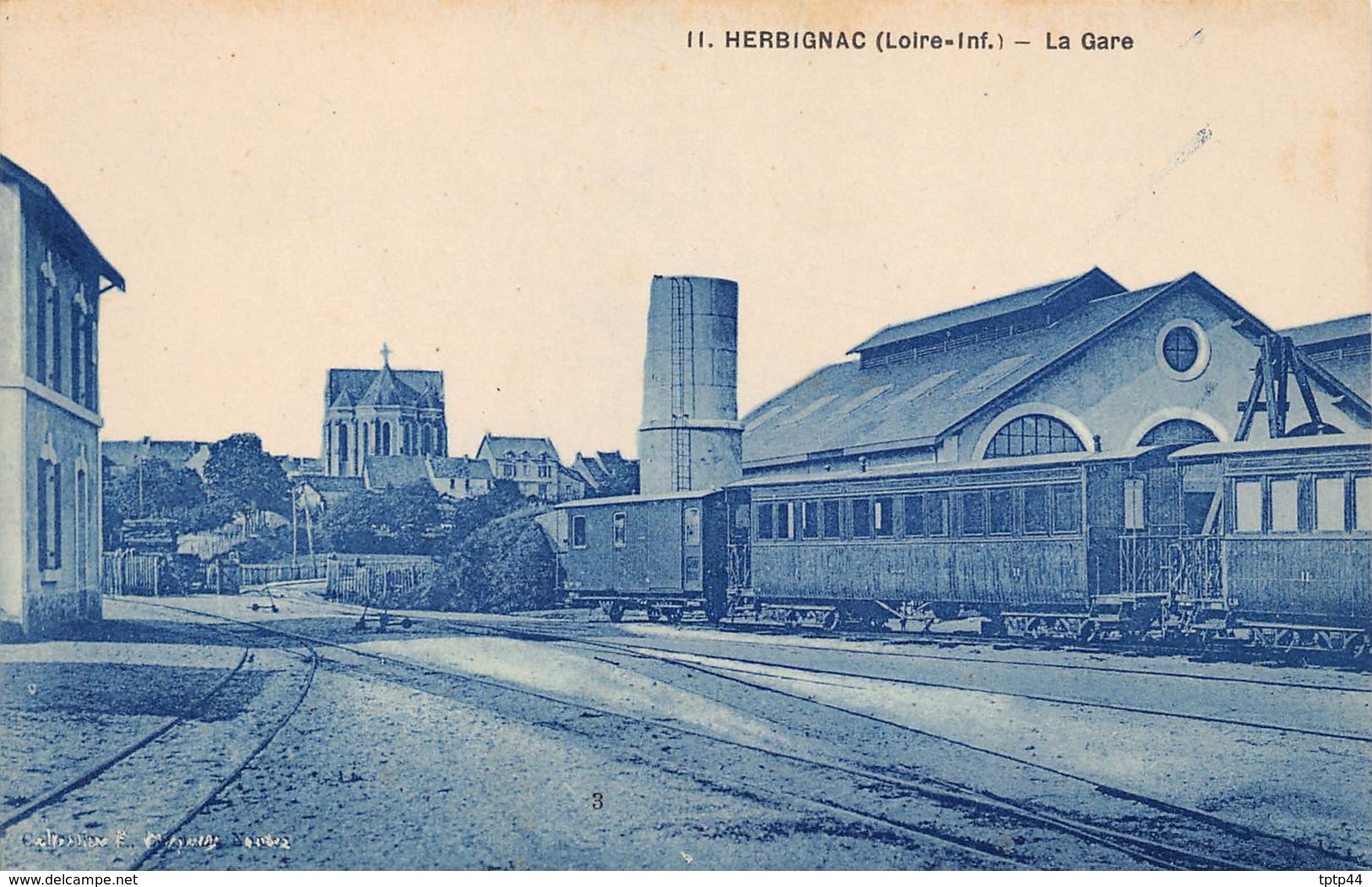 Herbignac - La Gare - Train (Wagons) - Herbignac