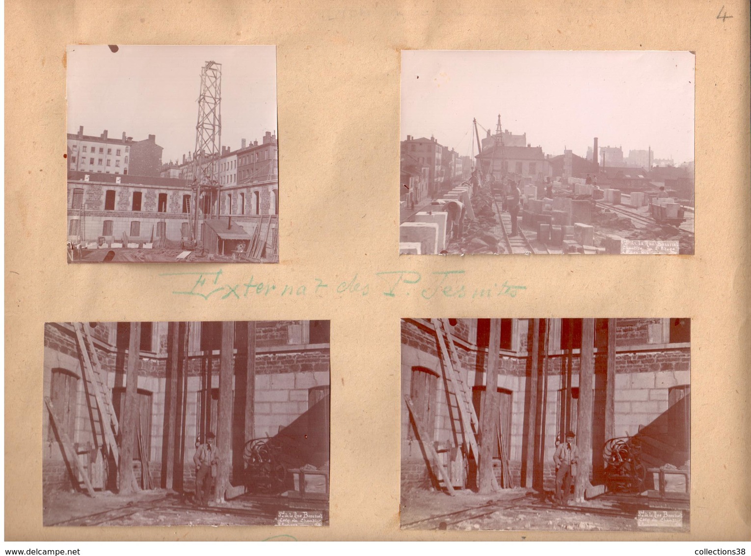 Externat Des Pères Jésuites Rue Bossuet 2 Mars 1892 - Ensemble De 8 Photos (11,5cm X 8cm) - Lyon 6