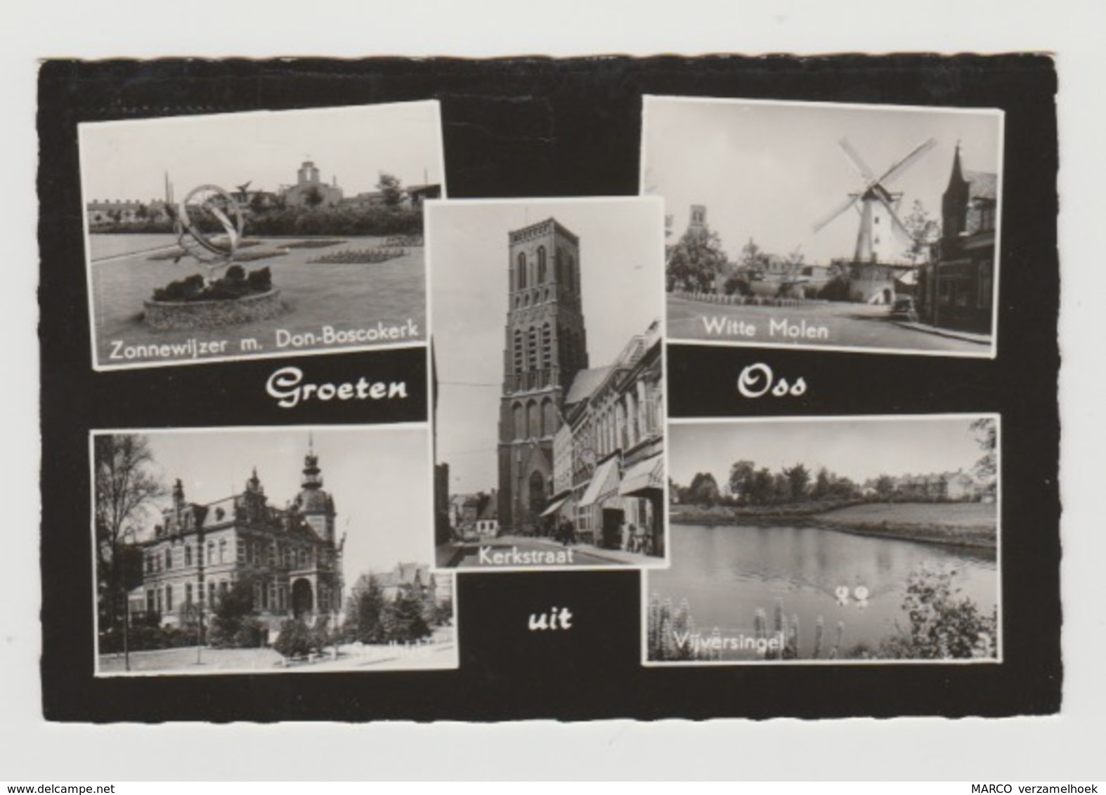 Witte Molen Kerkstraat Groeten Uit Oss 1965 - Oss